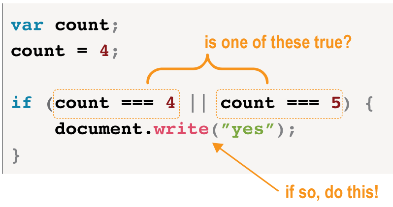 multiple Booleans with logical or