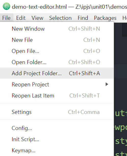 Atom open hands on unit